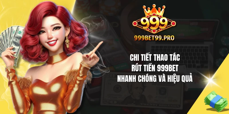 Chi tiết thao tác rút tiền 999Bet nhanh chóng và hiệu quả