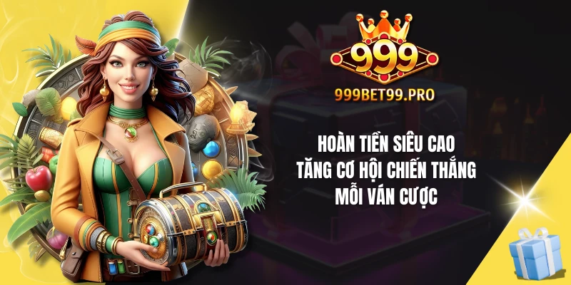 Hoàn tiền siêu cao tăng cơ hội chiến thắng mỗi ván cược